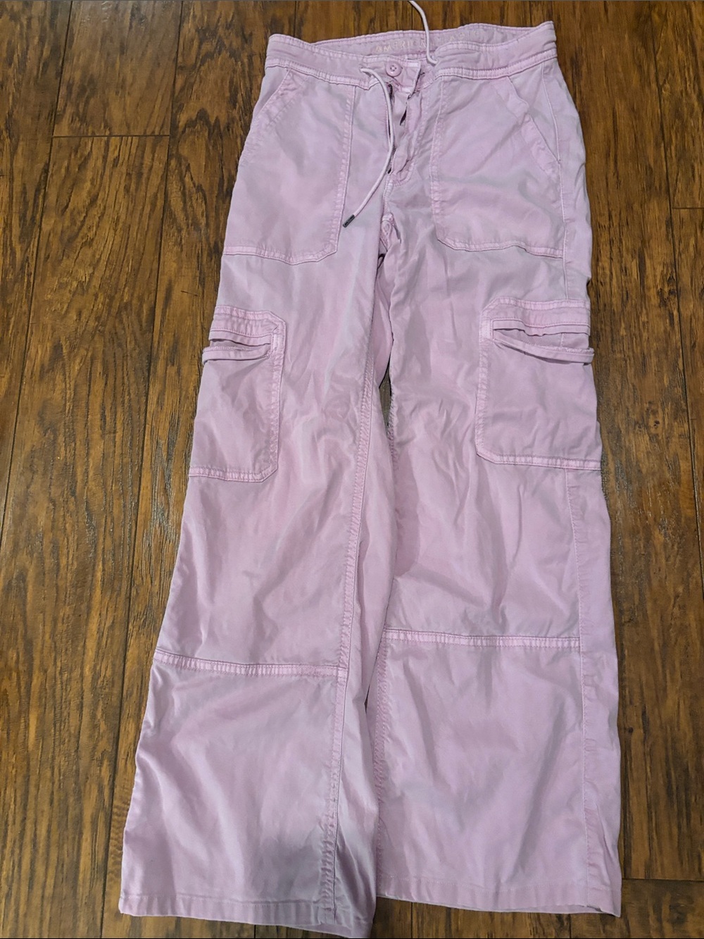 American Eagle Outfitters Pale Pink Cargo Pants